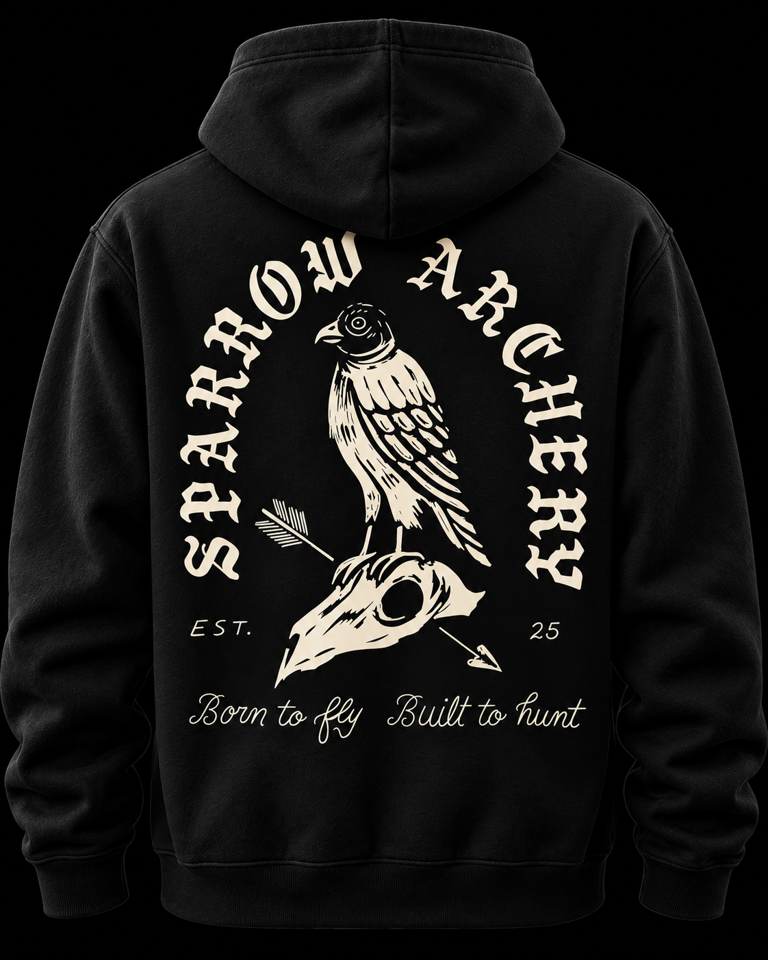 Sparrow Born to Fly Hoodie